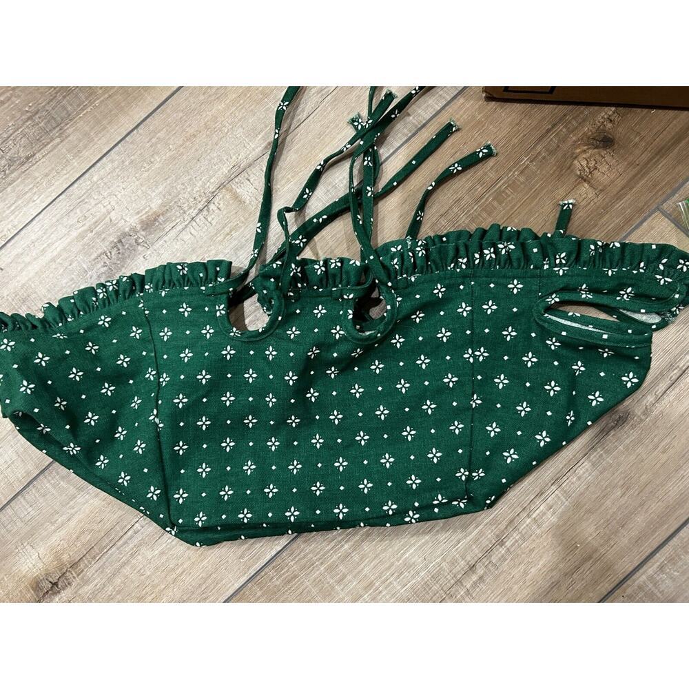 Longaberger SMALL PICNIC Basket Liner - HERITAGE GREEN